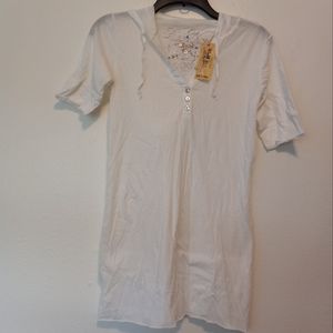 Da-Nang Surplus Indo-Chine Cotton Hooded Tunic Top